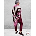 Only-M Travel Pantalon 036 Sporty STRAK BORDEAUX